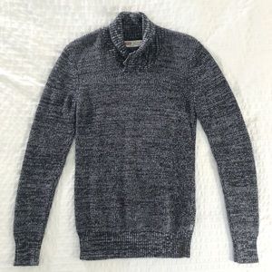 Levi’s shawl neck blue sweater